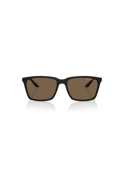 Buy Full Rim Rectangular Sunglasses 0AX4138S 57 807873 in Egypt