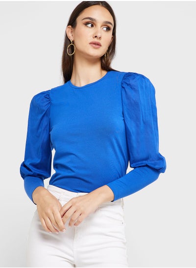 اشتري Puff Sleeve Top في السعودية