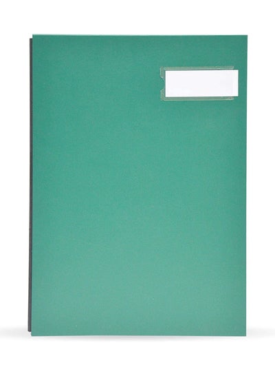 Buy FIS Signature Book, PP Material Cover, 20 Sheets, Green Color, 240 x 340 mm - FSCL20PPGR in UAE