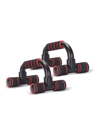 Buy Push Up Bars with Non-Slip black-red in Saudi Arabia