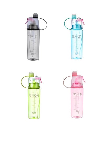 Buy Sports Spray Water Bottle for Outdoor Bike Cycling Gym Drinking Bottles 600ml in Egypt