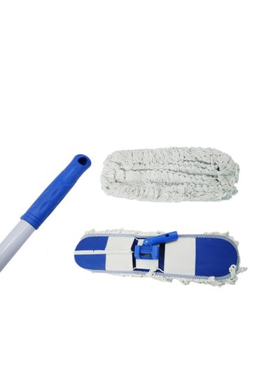 Buy Dust Mop Flat with Durable Metal Handle in UAE