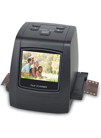 اشتري 22Mp All-In-1 Film & Slide Scanner Converts 35Mm 135 110 126 And Super 8 Films/Slides/Negatives To Digital Jpg Photos Built-In 128Mb Memory 2 4 Lcd Screen في الامارات