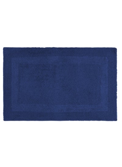 Buy Raymond Home Bath Mat - Luxurious, Ultra-Absorbent Bathroom Mat with Non-Slip Backing Color Cobalt - (50 * 80 CM) in Saudi Arabia