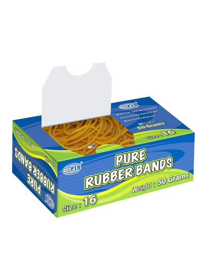 اشتري FIS Pure Rubber Bands 16 Size, 50 grams - FSRB50/16N في الامارات