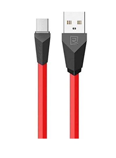 اشتري كابل بيانات سلسلة Alien كابل بيانات Micro-USB لشحن الهاتف المحمول، كابل بيانات متين يعمل بنظام Android بطول 1 متر RC-030m، أحمر في مصر