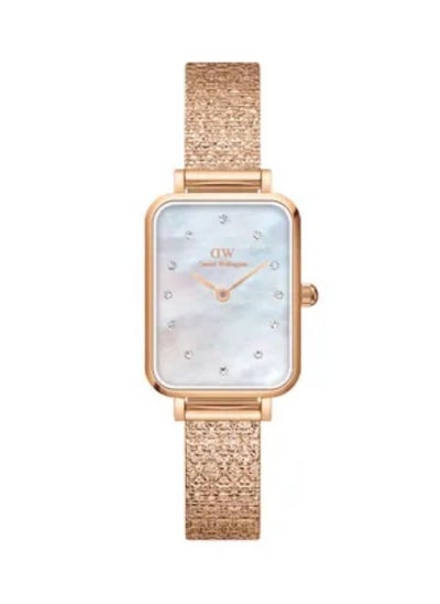 Buy Daniel Wellington women's watch with rose gold mesh strap 20 * 26mm in Saudi Arabia