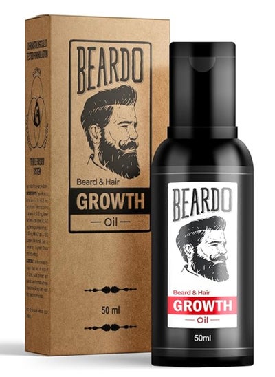 Buy Beardo beard and hair growth oil 50ml in UAE