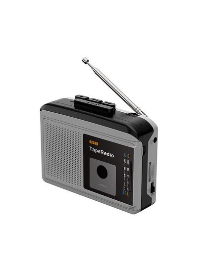 اشتري ezcap233 Cassette Tape Player Portable AM FM Radio Built-in Speaker في الامارات