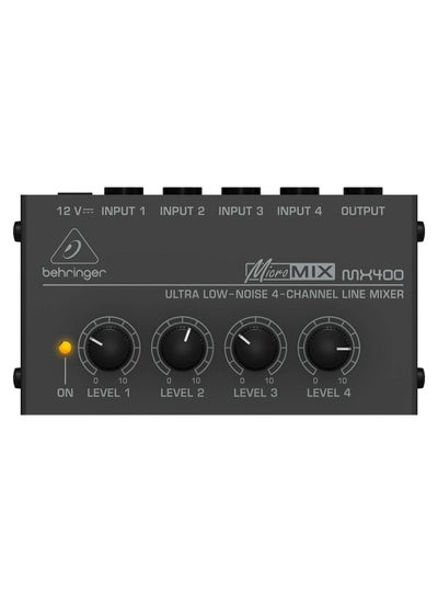 اشتري Behringer Mixer Audio 4 CH Line Inputs MX400 في الامارات