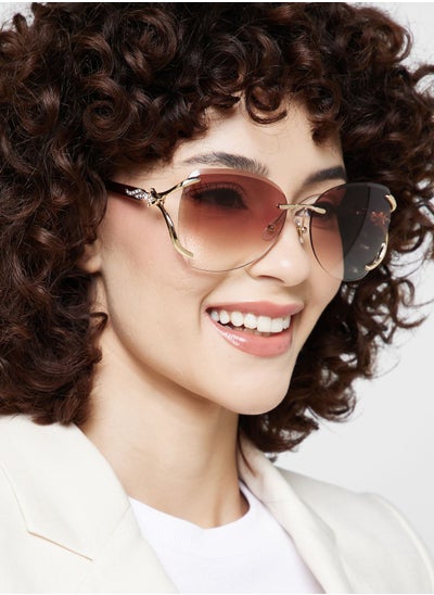 Buy Ombre Oversized  Sunglasses in UAE