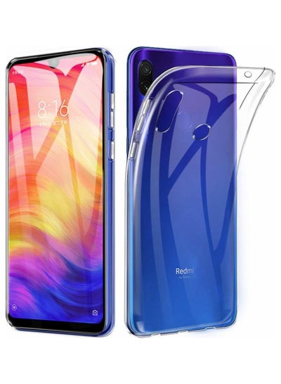 Buy Soft Silicone Case Clear TPU Bumper Case For Redmi Note 7 /Note 7 Pro Transparent Phone Back Cover in Egypt