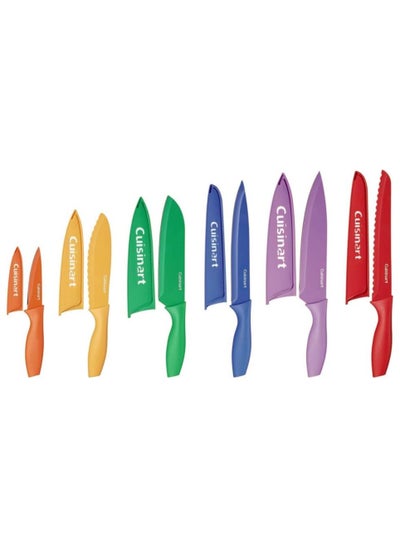 Buy Cuisinart 12Pc Color Knife Set With Blade Guards in Saudi Arabia