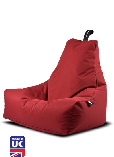 Buy Extreme Lounging® - Original Mighty Bean Bag - Made in UK - Premium Quality Double Stitched Bean Bag - UV Protected & Waterproof - Large BeanBags Chair - Ideal for Indoor & Outdoor Use - Red in Saudi Arabia