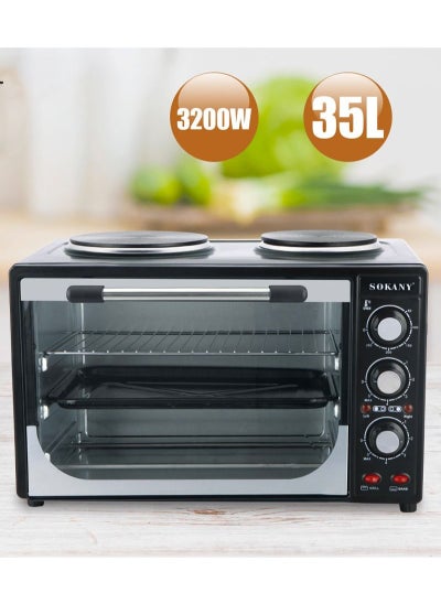 اشتري Multifunctional Household High-power Baking Oven 35l Large Capacity Multi-layer Oven في الامارات