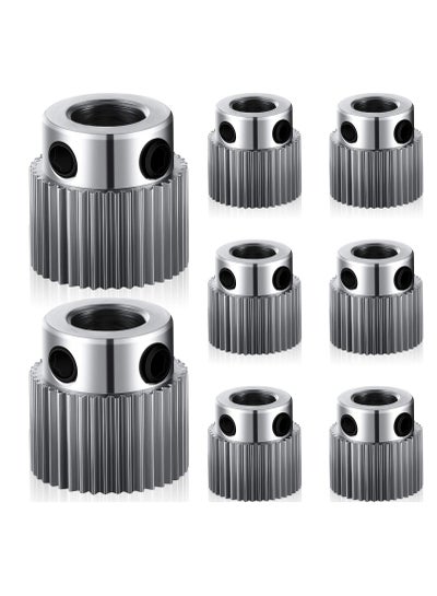 Buy Extruder Wheel Gear, 15 Pieces Stainless Steel 3D Printer Parts Drive 36 Teeth Gear, Drive Gear for CR-10, CR-10S, S4, S5, Ender 3, Ender 3 Pro in Saudi Arabia