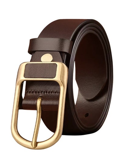 Buy Men's Casual Leather Belt in UAE