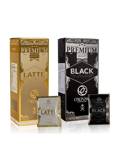 Buy Combo Pack 1 Box Black Coffee And 1 Box Cafe Latte in UAE