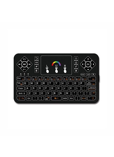 Buy Q9 Mini Wireless Bluetooth Keyboard With Mouse Touchpad Black in Saudi Arabia