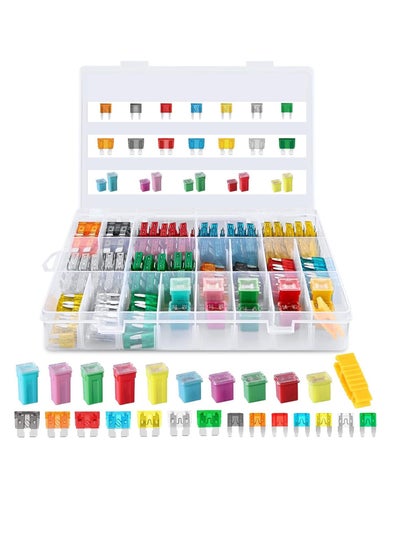 Car Fuse Assortment Kit, 250PCS Fuses 5A 7.5A 10A 15A 20A 25A 30A ...