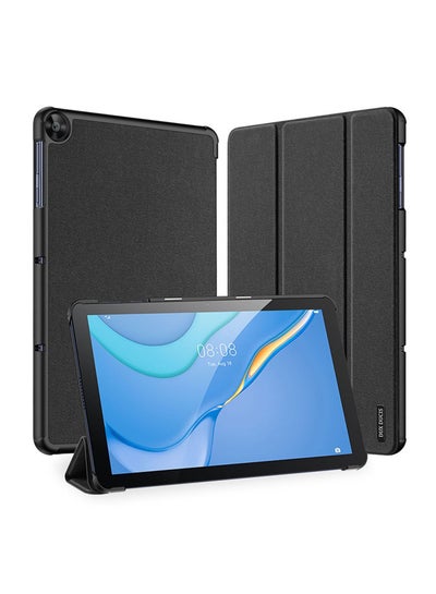 Buy Tablet Case Cover With Slim Stand for Huawei MatePad T 10/10s Black in Saudi Arabia
