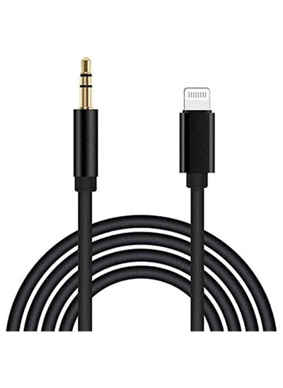 Buy Aux Cord for iPhone, Apple MFi Certified esbeecables Lightning to 3.5mm Aux Cable for Car Compatible with iPhone 12 11 XS XR X 8 7 6 iPad iPod to Car Home Stereo Speaker Headphone in UAE