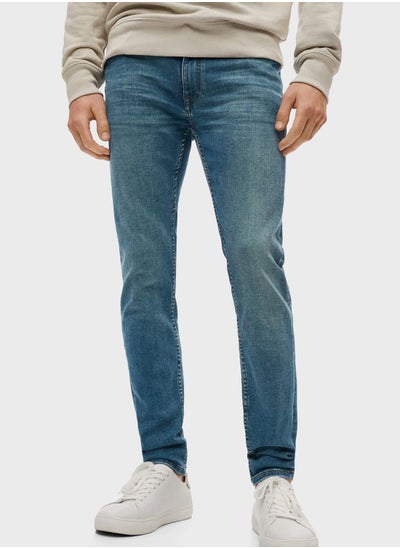 اشتري Mid Wash Skinny Fit Jeans في الامارات