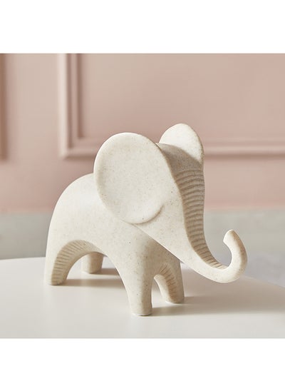 اشتري Luxe Polyresin Light Terracota Elephant Accent 21 x 15 x 7.5 cm في الامارات