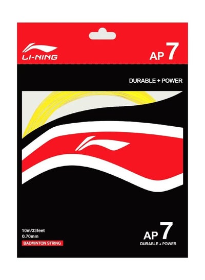 Buy Ap - 7 Badminton String - Yellow in UAE