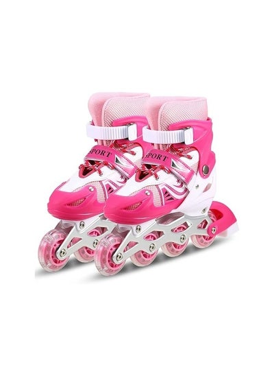 Buy Kids Unisex Four Wheel Roller Skating Shoes Small in Saudi Arabia