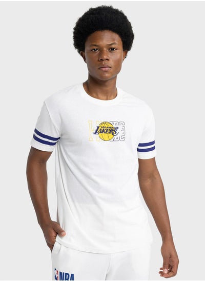 اشتري Defactofit Nba Los Angeles Lakers Standard Fit T-S في الامارات