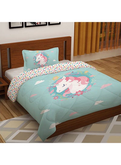 Buy Caramel Digital Print-Kids Single Comforter Set All Season Ultra Soft Fluffy Lightweight Microfiber Bedding Set 240xW160cm in UAE