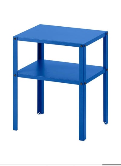 Buy Iron bedside table blue in Saudi Arabia