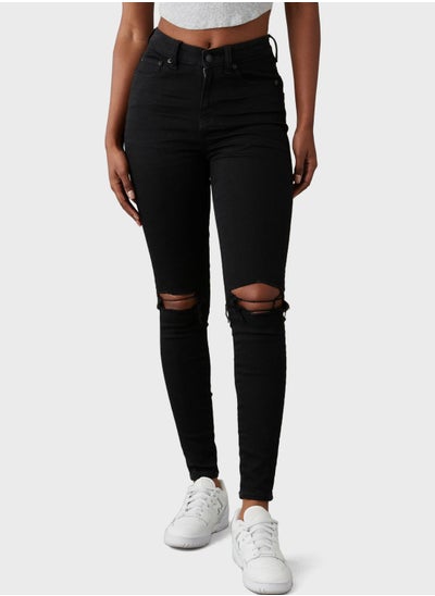 اشتري High Waist Jeans في الامارات