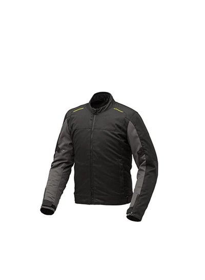 Buy Tucano Urbano Texwork 2G Bikers Jacket - Yellow/Black/Grey - Medium in UAE