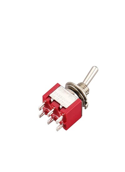 Buy MTS-202 Red On-On Toggle Switch is a versatile and reliable switch designed for various applications requiring a dependable on-on operation Featuring a compact design this toggle switch is perfect for use in electrical panels machinery and automotive applications where clear visibility and easy access are essential. in UAE