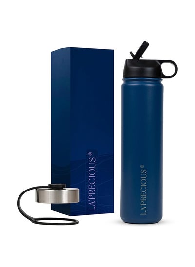 Buy LA’ PRECIOUS Stainless Steel Water Bottle 24 oz - Rust Proof - Leakproof - Keeps Liquids Hot or Cold for Several Hours in UAE