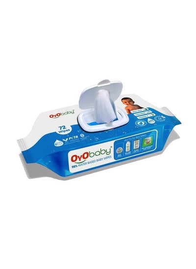 Buy Water Based Wet Wipes With Lid;Baby Wipes For Newborn Babies With Lid (Pack Of 1) in Saudi Arabia