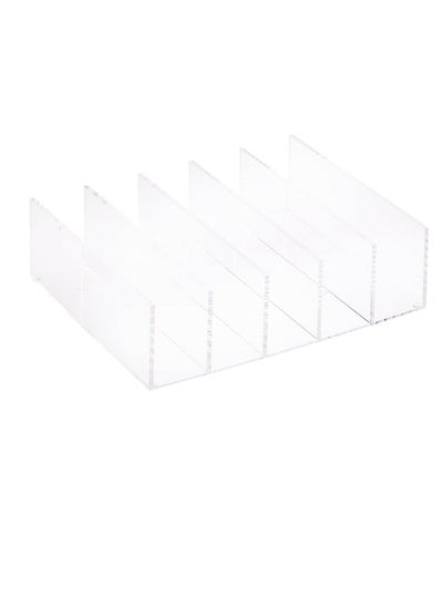 اشتري HS Vanity Acrylic Cosmetic Organizer Clear 30.5 x 24.3 x 8.8 cm في الامارات