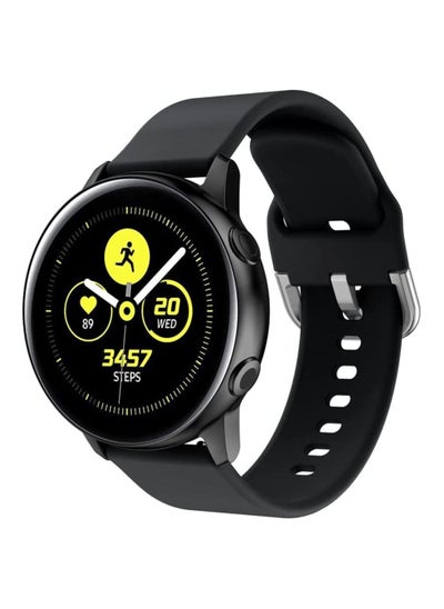 Buy Strap Strap Silicone 22MM For Samsung galaxy watch 46mm / Gear S3 / Huawei watch GT2E/GT (42mm,46mm) /GT2 Pro/GT2 46MM/honor Magic Watch2 46mm/Amazfit GTR 47mm/GTR 2/2e (Black) in Egypt