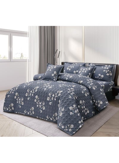 Buy Quilt set, one person, consisting of 4 pieces, polyester comforter, size 170 by 220 cm in Saudi Arabia