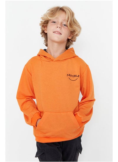 اشتري Sweatshirt - Orange - Regular في مصر