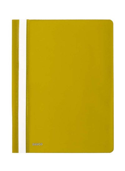 Buy Sasco Pack of 12 A4 Plastic Files - Yellow in Egypt