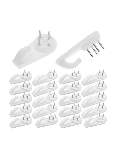 Buy 48 Pcs Invisible Non-Trace Wall Picture Hook, Durable Hardwall Hanging Hook for Photo Frame Art Painting Hangers, Concrete Wall Hooks Nail Plastic in Saudi Arabia