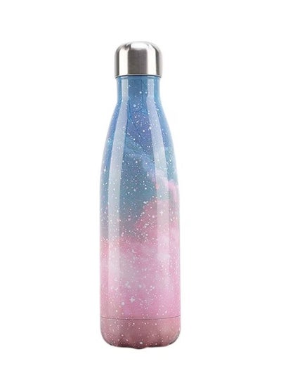 اشتري Stainless Steel Water Bottle - Double Wall Vacuum Insulated Container Pink/Blue في السعودية