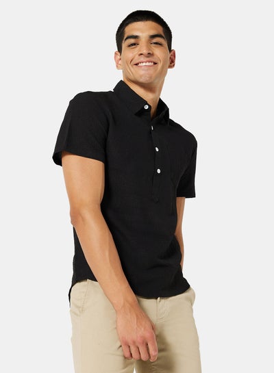 Buy Basic Relaxed Collared Shirt in UAE