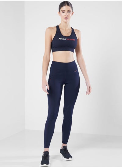 Buy High Waist Ribbed Leggings in UAE