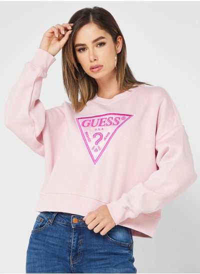 Buy Logo Knitted Sweatshirt in UAE