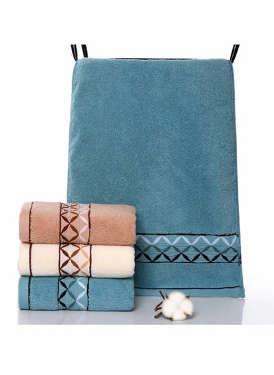 Buy Hand Towels, 4 Pcs 100% Cotton Face Towels Ultra Soft and Highly Absorbent Washcloth Towel in Saudi Arabia