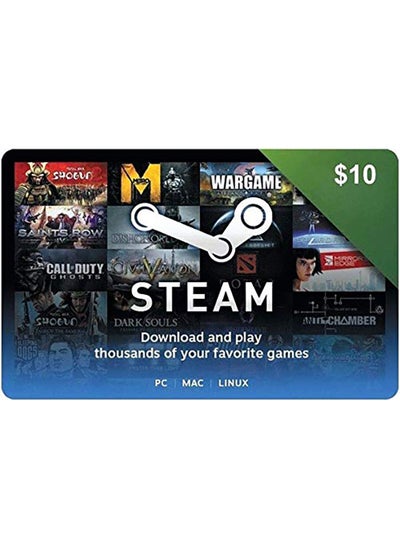 Buy Steam Cards 10$ in Egypt